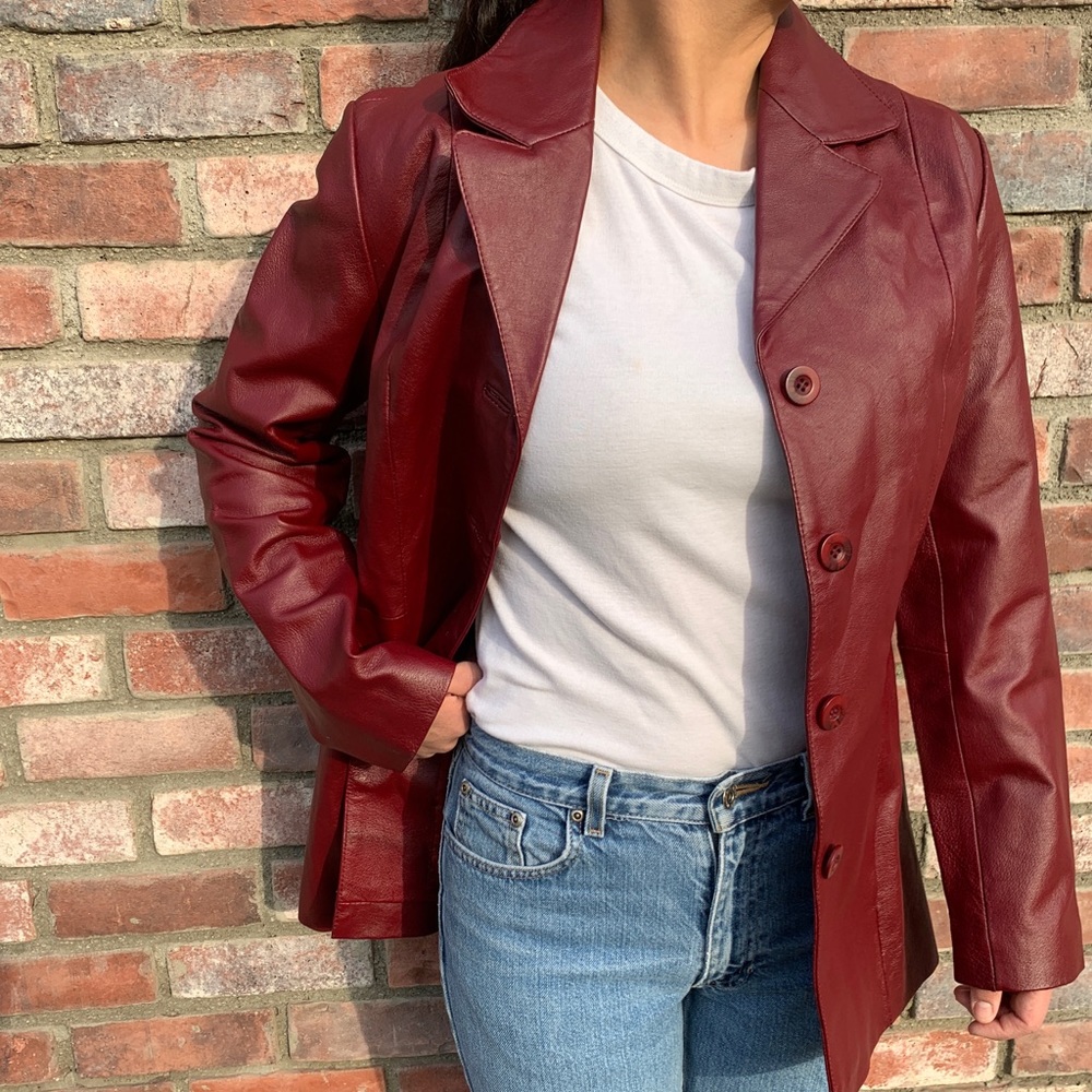 Leather jacket